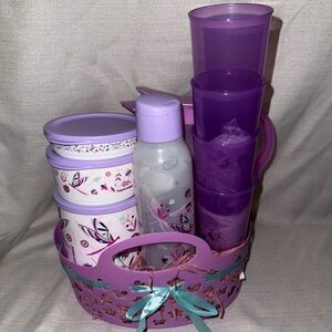 Tupperware Purple Food Storage Set